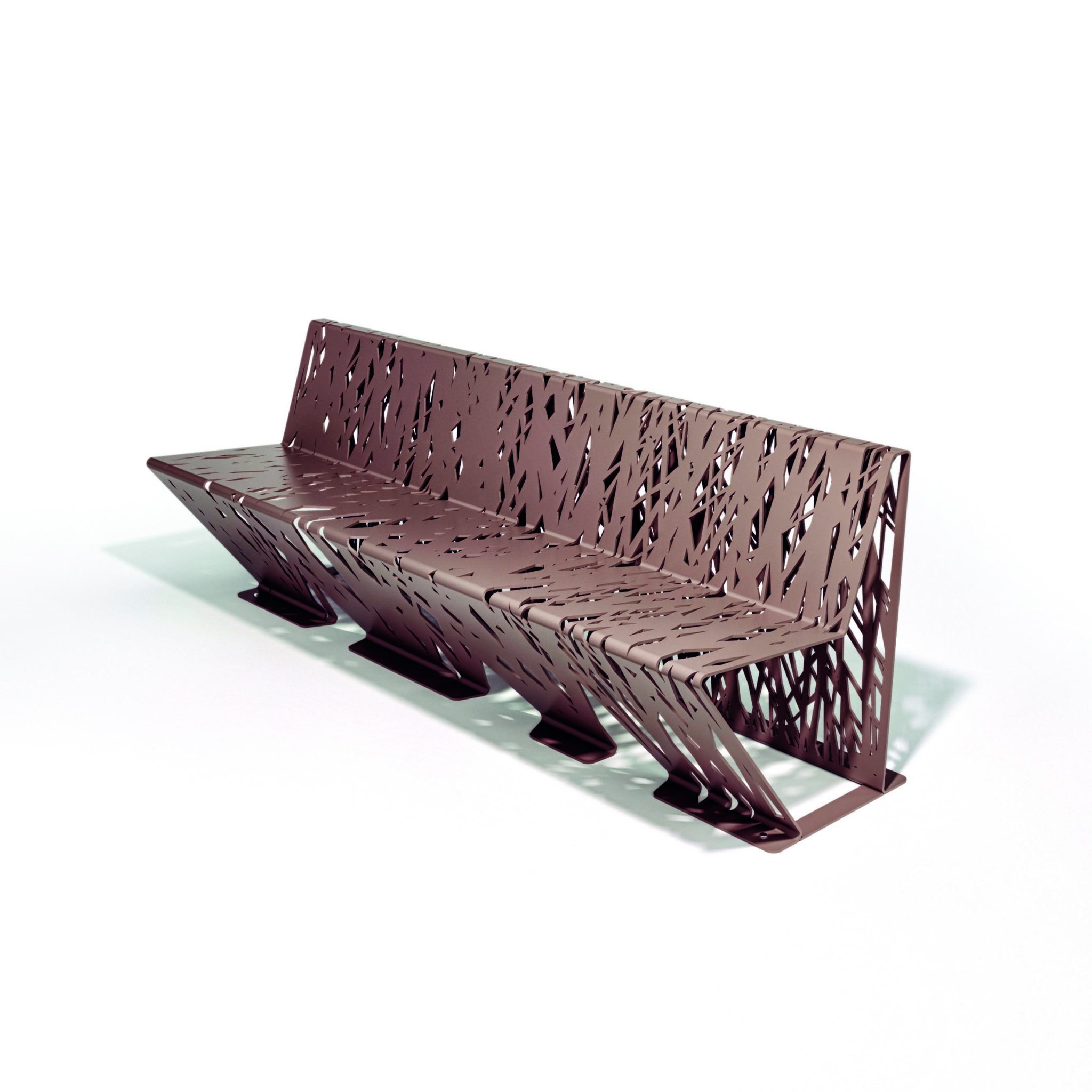 mobilier urbain banc en acier LAB23