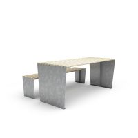 mobilier urbain banc et table LAB23