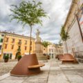 NECK PANCHINA CON FIOERIERA ARREDO URBANO LAB23 SCHIO VICENZA