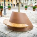NECK PANCHINA CON FIOERIERA ARREDO URBANO LAB23 SCHIO VICENZA