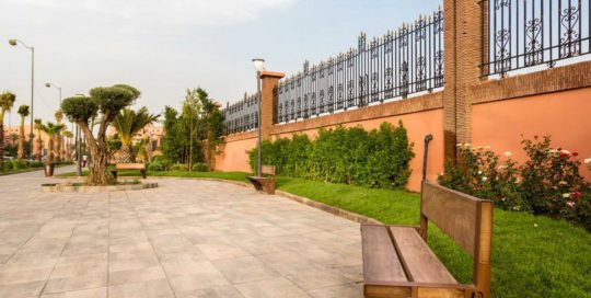 mobilier urbain banc LAB23 - MARRAKECH MAROC