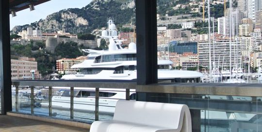 mobilier urbain banc LAB23 - DIGUE RAINIER III MONTECARLO - Principauté de Monaco