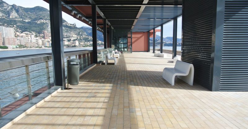 mobilier urbain banc LAB23 - DIGUE RAINIER III MONTECARLO - Principauté de Monaco