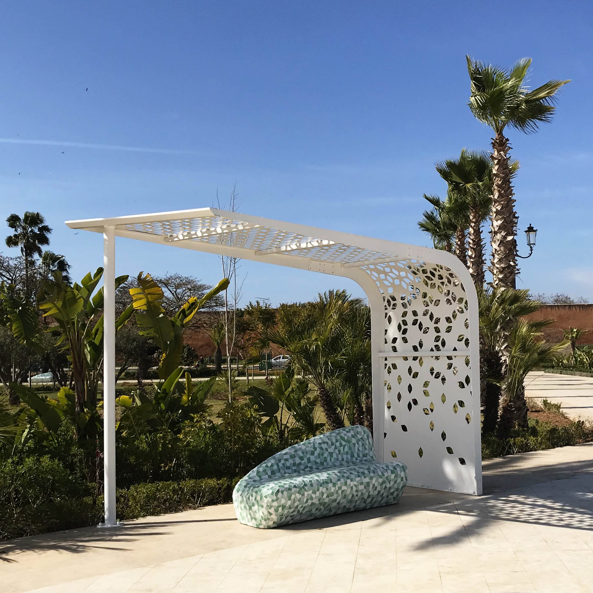 mobilier urbain banc LAB23 - RABAT MAROCCO