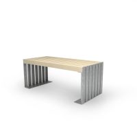 tavolo con materiali riciclati - arredo urbano ecosostenibile - LAB23