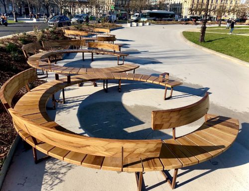 Circular bench: features and prices