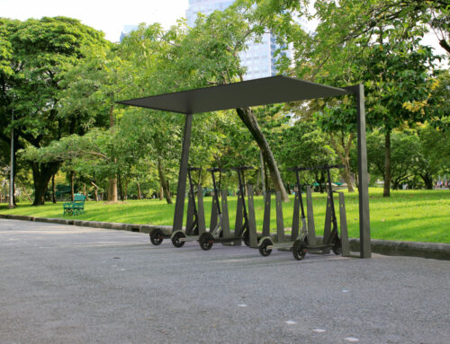 Bicycle canopies: LAB23’s projects